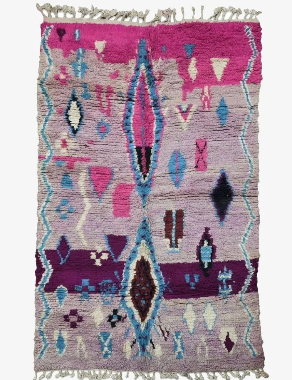 Tapis Marocain Violet - 296 x 172 cm