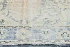 Tapis Médaillon Neutre Pâle, Tapis Vintage Bleu Poudré, 190x290 Cm