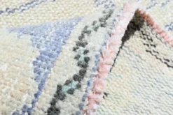 Tapis Médaillon Neutre Pâle, Tapis Vintage Bleu Poudré, 190x290 Cm