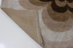 Tapis mid-century scandinave beige style ege rya 1970s