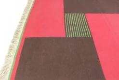 Tapis moderniste géométrique tchécoslovaque