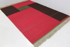 Tapis moderniste géométrique tchécoslovaque