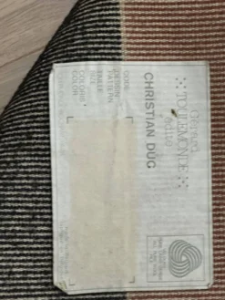 Tapis “Moins c’est plus” Christian Duc pour Toulemonde Bochart, années 80