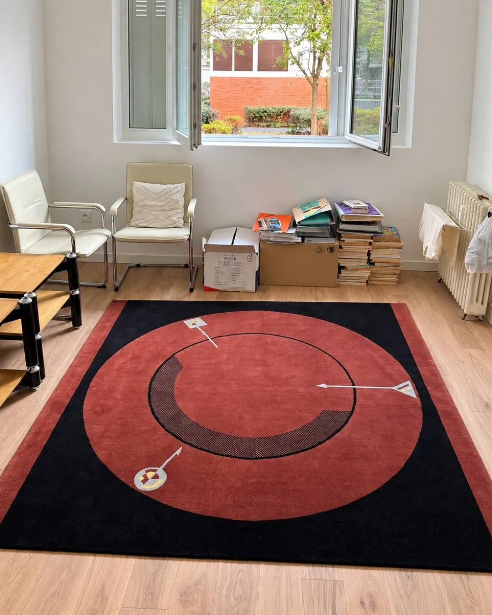 Tapis “Moins c’est plus” Christian Duc pour Toulemonde Bochart, années 80