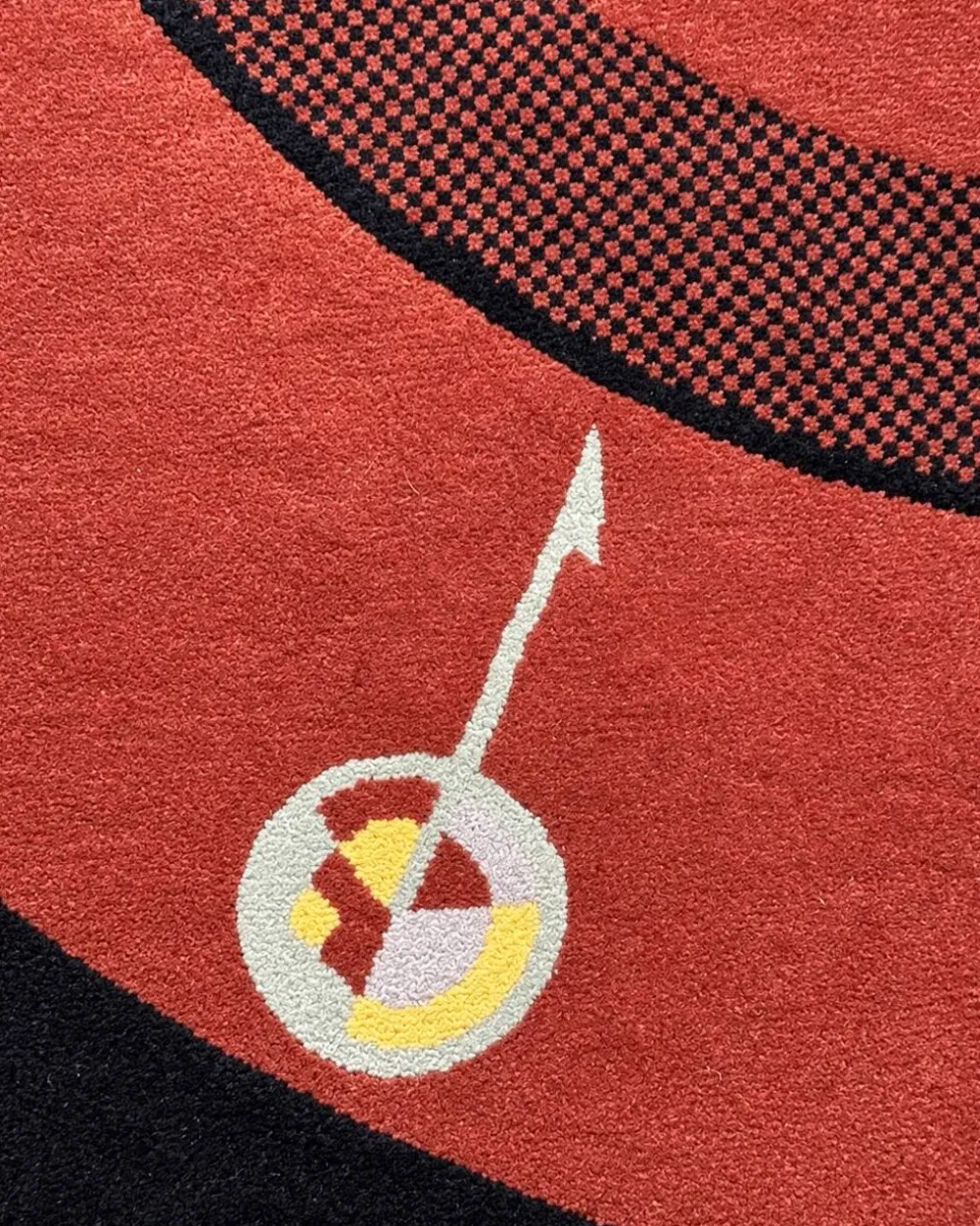 Tapis “Moins c’est plus” Christian Duc pour Toulemonde Bochart, années 80