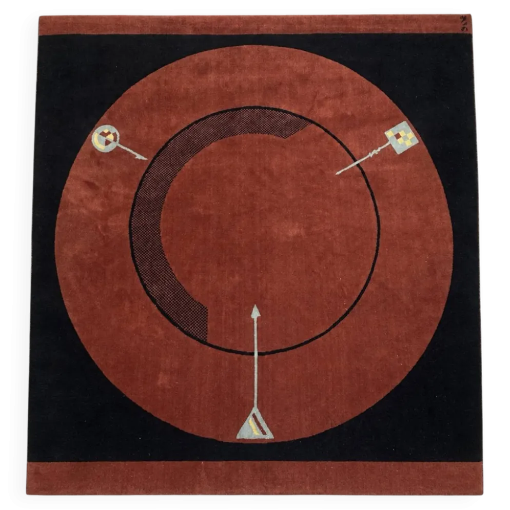 Tapis “Moins c’est plus” Christian Duc pour Toulemonde Bochart, années 80