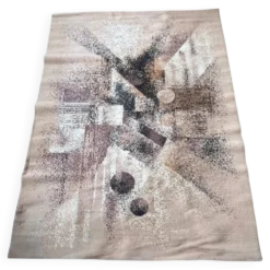 Tapis/moquette abstrait de grand design des années 1980, Tchécoslovaquie