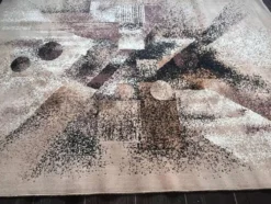 Tapis/moquette abstrait de grand design des années 1980, Tchécoslovaquie