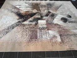 Tapis/moquette abstrait de grand design des années 1980, Tchécoslovaquie