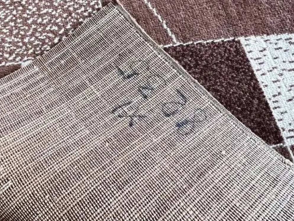 Tapis/moquette abstrait des années 1960, Tchécoslovaquie - bouclé