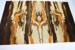 Tapis / moquette abstrait scandinave Ege Rya des années 1970 de style mid-century