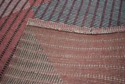 Tapis / moquette géométrique abstrait en bouclé XL des années 1950