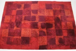 Tapis / moquette géométrique abstrait de style mid-century, années 1970 / Tchécoslovaquie