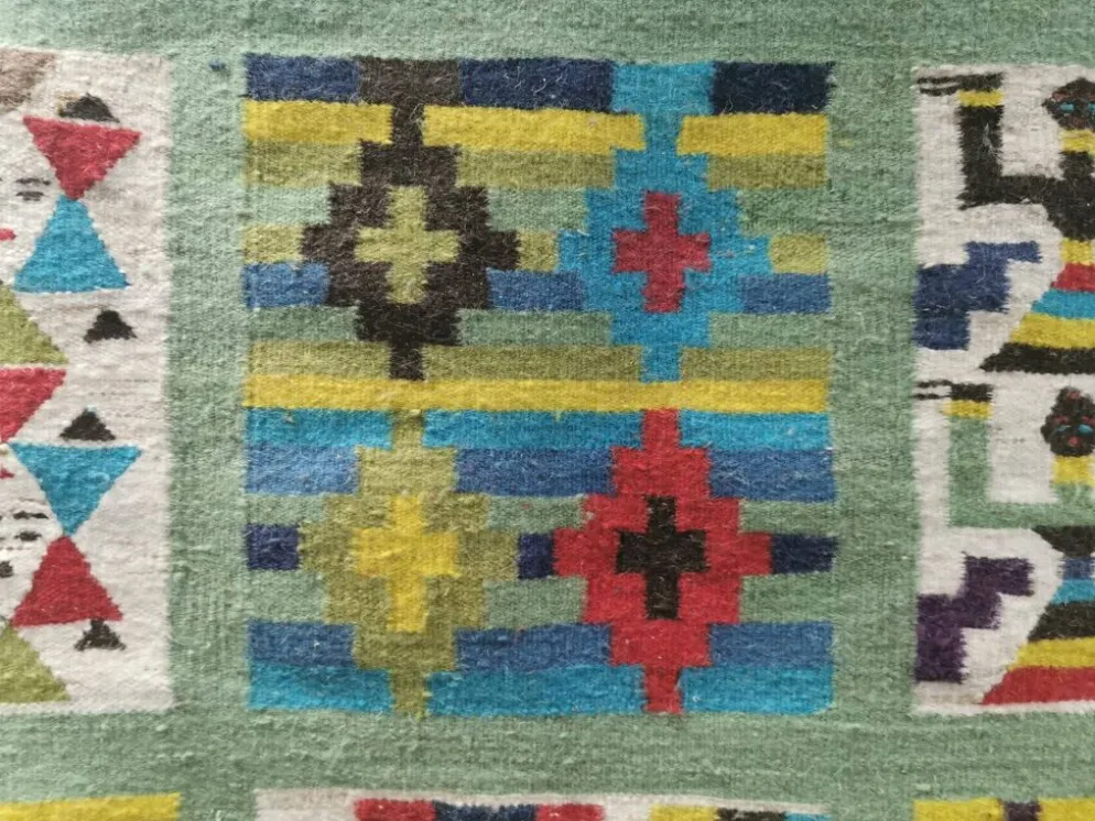Tapis mural en laine