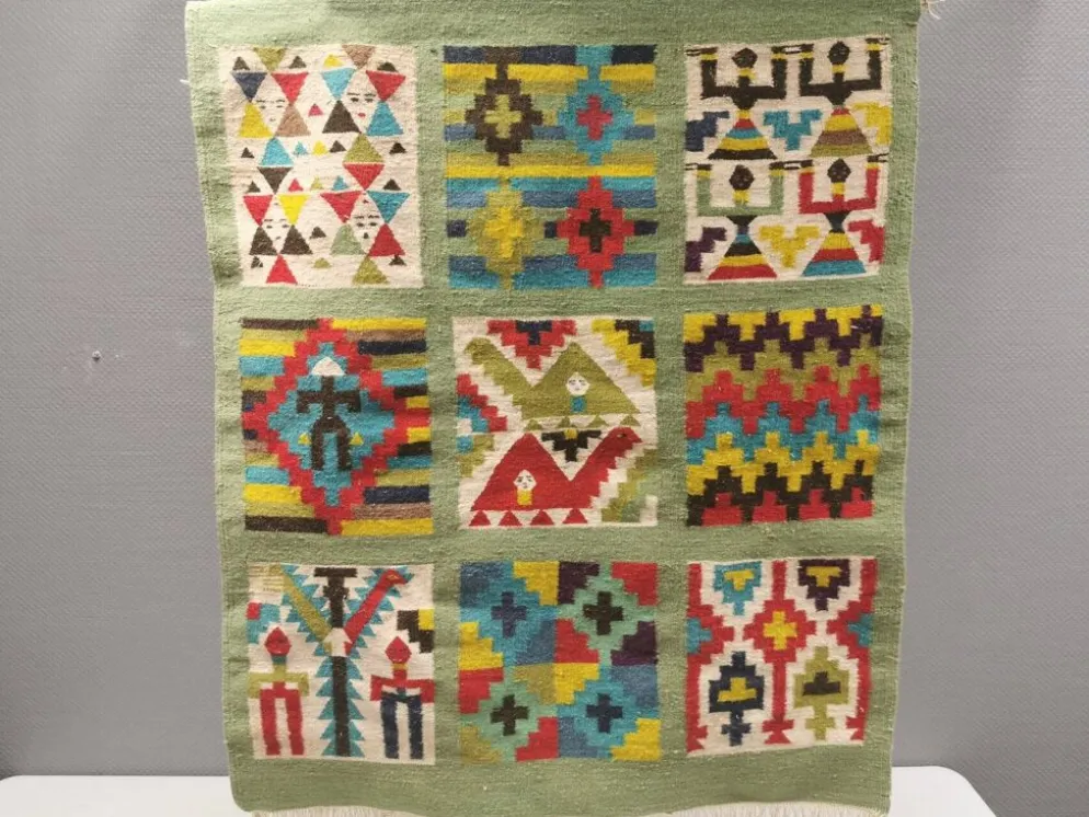 Tapis mural en laine