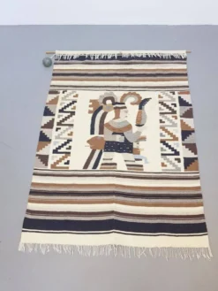 Tapis mural kilim vintage, années 1970