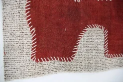 Tapis mural vintage, tapisserie tissée bohème, art mural, 64x104 cm