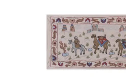 Tapis noué à la main, tapis turc vintage 52x190 cm