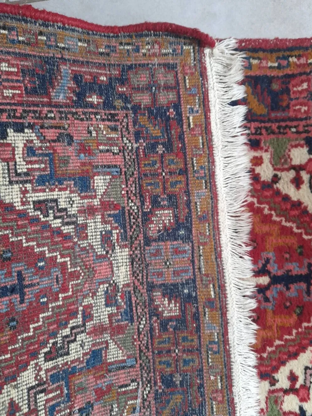 Tapis noué main persan 140 x 72 cm