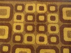 Tapis op-art moderniste avec motif graphique abstrait par Magura, Allemagne, années 1960.