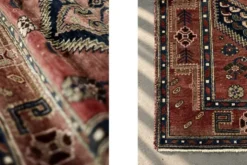 Tapis oriental Hamadan Kamse tissé à la main vintage du Moyen-Orient, années 1960.