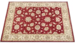 Tapis oriental, tapis rouge fait main, tapis de salon à vendre, décoration de sol pour la maison.