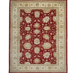Tapis oriental, tapis rouge fait main, tapis de salon à vendre, décoration de sol pour la maison.
