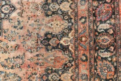 Tapis oriental vintage persan rouge et bleu 10x13, 315x412 cm