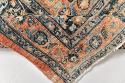 Tapis oriental vintage persan rouge et bleu 10x13, 315x412 cm