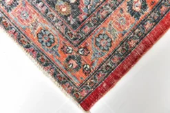 Tapis oriental vintage persan rouge et bleu 10x13, 315x412 cm