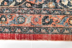 Tapis oriental vintage persan rouge et bleu 10x13, 315x412 cm