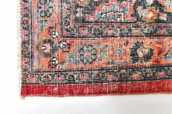 Tapis oriental vintage persan rouge et bleu 10x13, 315x412 cm