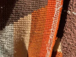Tapis ou moquette hexagonale rare du milieu du siècle, Danemark, années 1960.