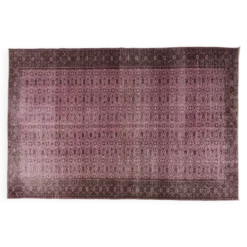 Tapis Oushak décoratif rose sku 2527