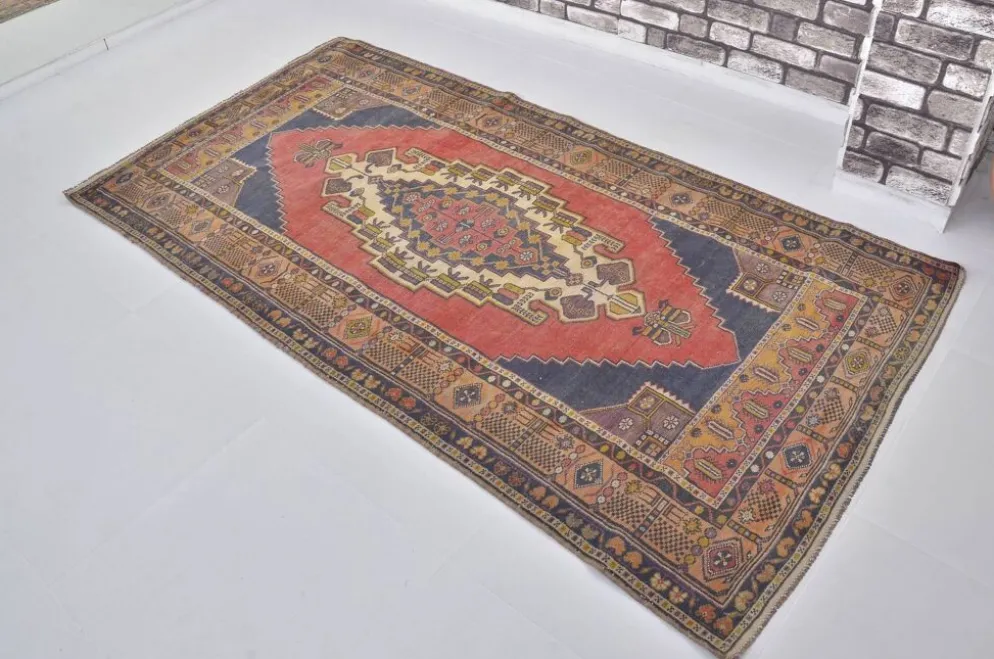 Tapis Oushak vintage turc sku a7