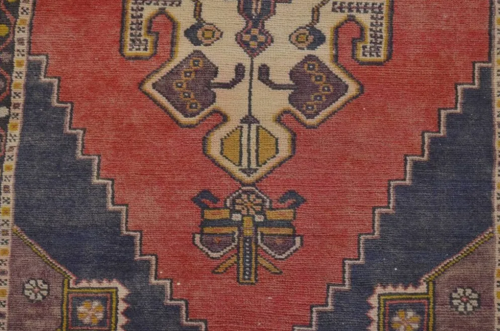 Tapis Oushak vintage turc sku a7