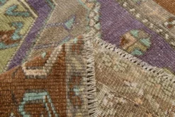 Tapis Oushak vintage 4x6, tapis turc, 107x172 cm