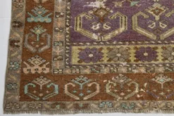 Tapis Oushak vintage 4x6, tapis turc, 107x172 cm