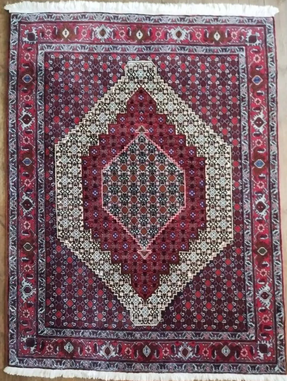 Tapis Persan Bidjar fait main 156x118cm
