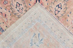 Tapis persan classique antique 57s rose blush bleu 10x13, 293x388 cm