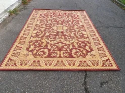 Tapis persan en laine bordeaux 200x300