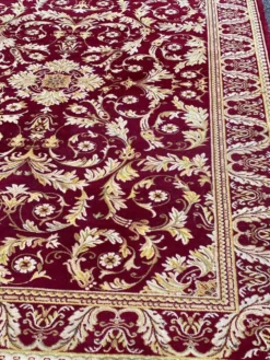 Tapis persan en laine bordeaux 200x300