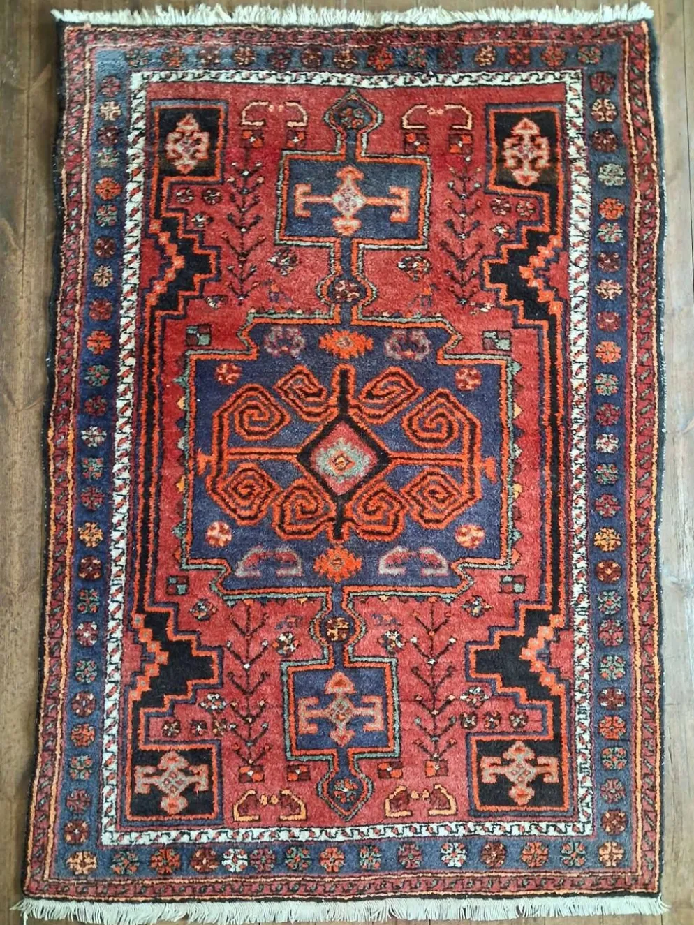 Tapis Persan Hamadan fait main 185x130cm