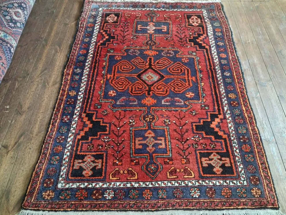 Tapis Persan Hamadan fait main 185x130cm
