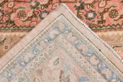 Tapis persan oriental antique saumon rose 10x13, 296x387 cm
