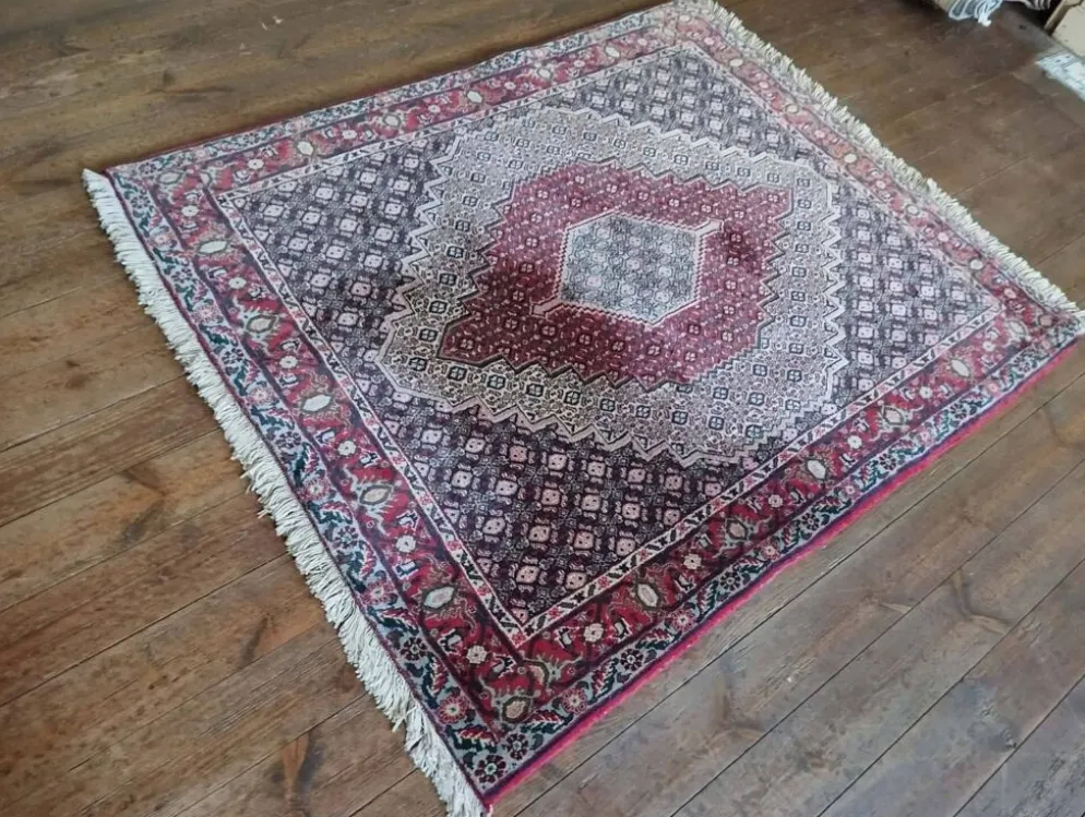 Tapis Persan Senneh fait main 150x121cm