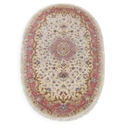 Tapis persan Tabriz 60 Raj noué main – 298 × 202 cm