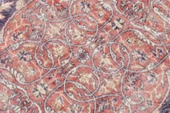 Tapis persan vintage de style oriental bleu marine, 228x338 cm