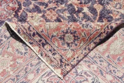 Tapis persan vintage de style oriental bleu marine, 228x338 cm