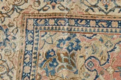 Tapis persan vintage floral rose saumon, tapis de salon 9x12, 280x382 cm